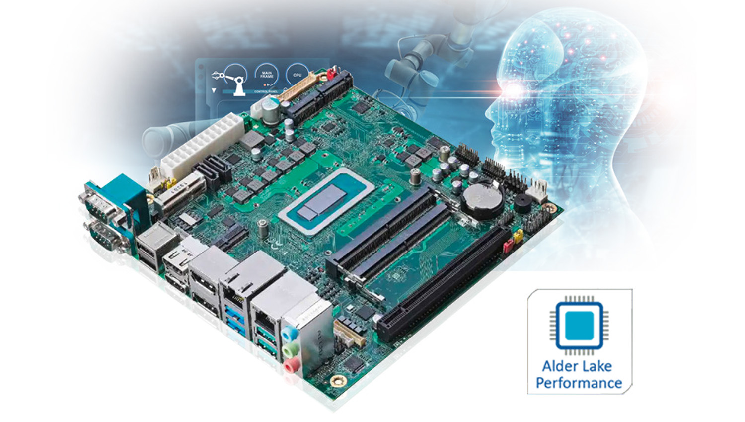 High performance for embedded systems: Mini-ITX Board with Alder Lake processor
