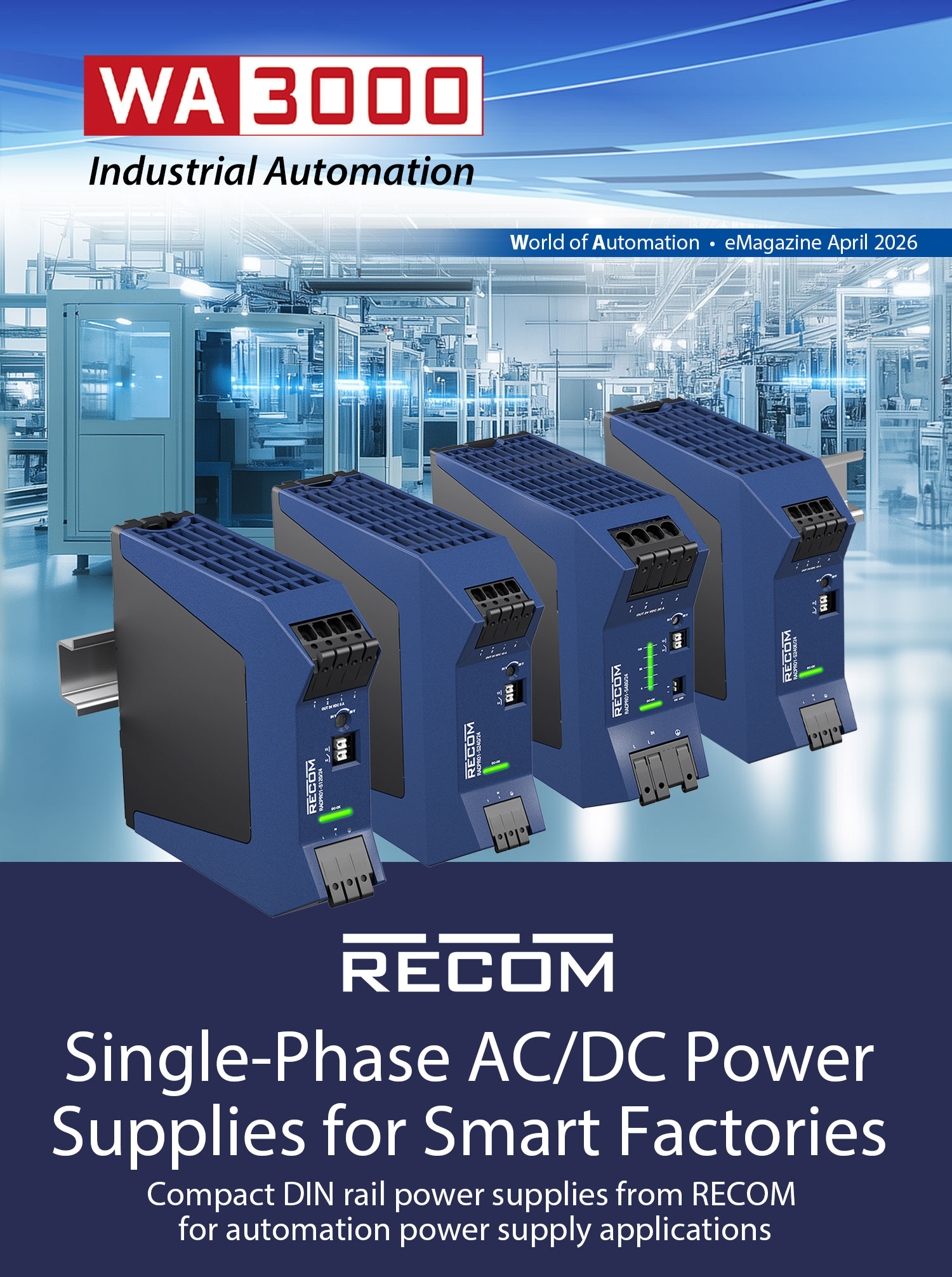 WA3000 Industrial Automation April 2026