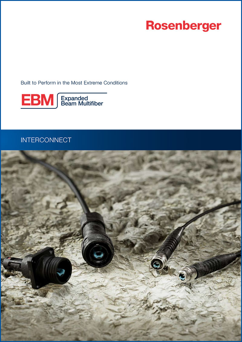 Rosenberger: Flyer EBM® – Expanded Beam Multifiber