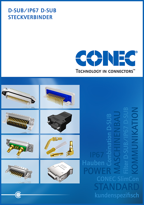 Conec: D-SUB/IP67 D-SUB Steckverbinder