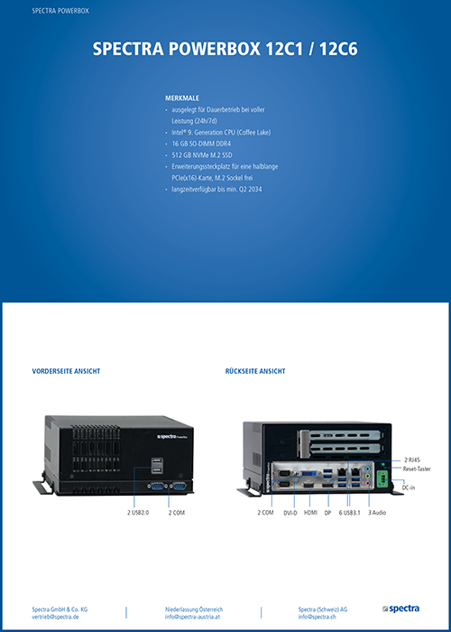 Spectra PowerBox 12C1 / 12C6 