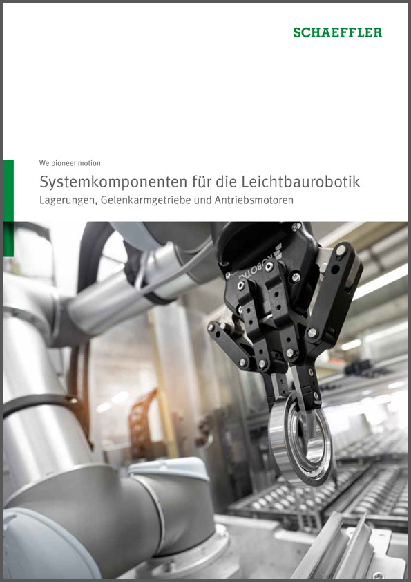 Schaeffler: Systemkomponenten für die Leichtbaurobotik