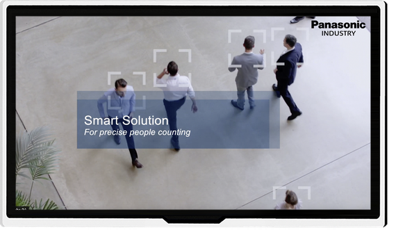 Panasonic presents a smart solution for precise people counting