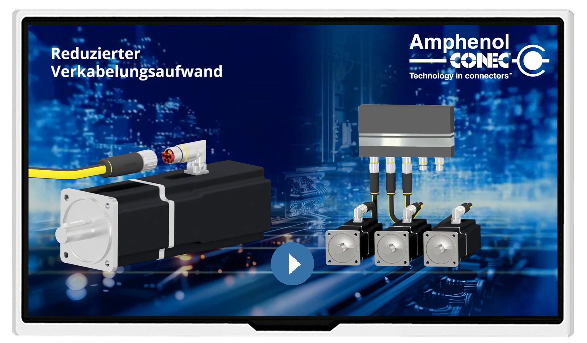 CONEC Hybrid-Steckverbinder-Serie B12, B17, B23, B40
