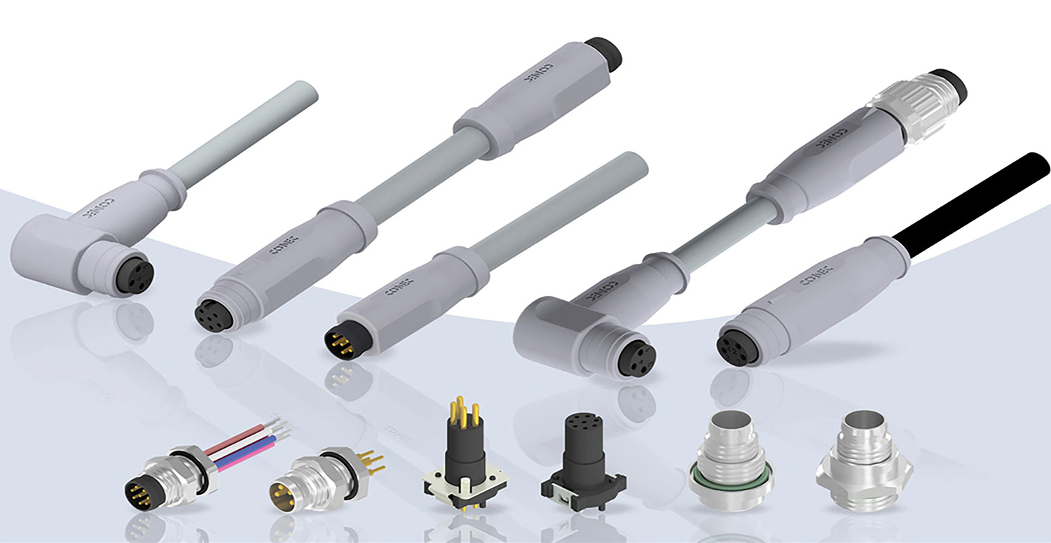 Tool-free mountable M8x1‑connectors with snap and screw/snap termination