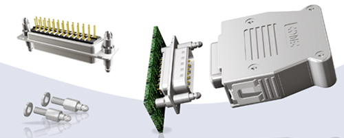 CONEC SnapLock D‑SUB hoods and connectors