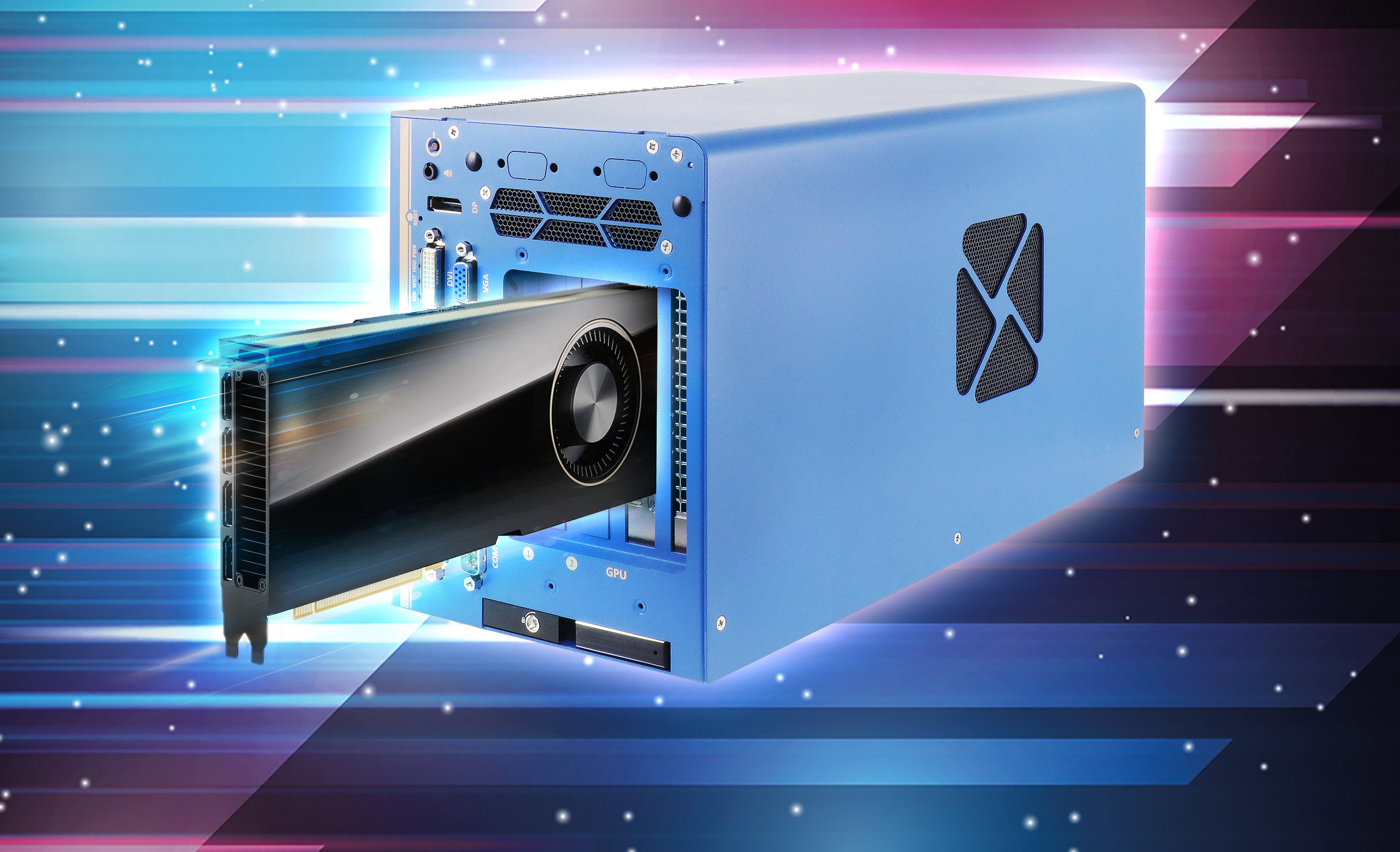 Edge-KI GPU-Computing-Plattform mit NVIDIA® RTX A6000/A4500