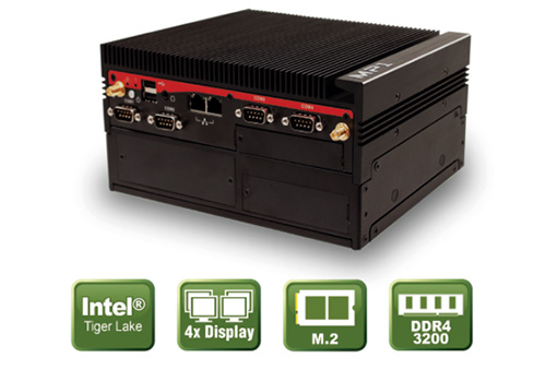 Erweiterbarer Embedded PC mit Tiger-Lake-CPUs