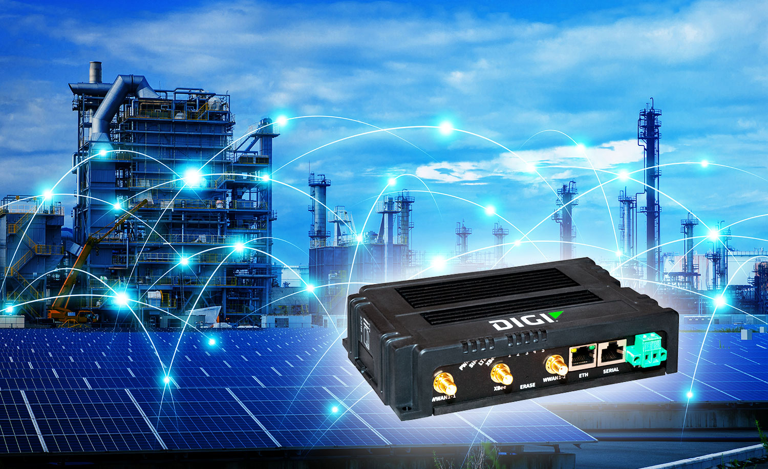 Neue Industrie-Netzwerk-Lösung Digi IX15 vereint Gateway und Router