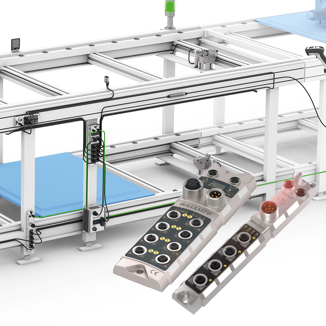 Ethernet/IP network modules for assembly and material handling