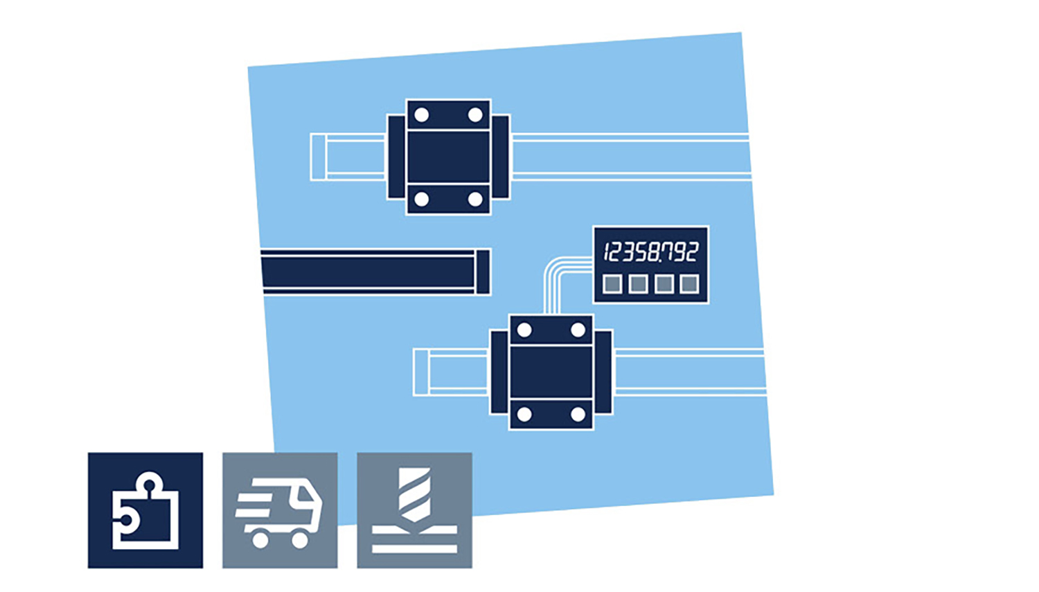 Update for runner block and guide rail configurator