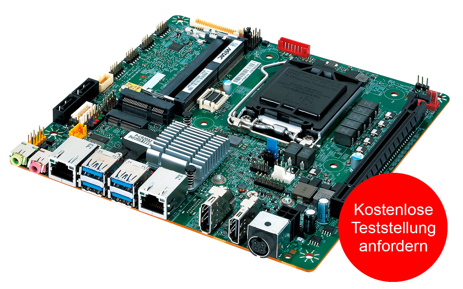 Thin Mini-ITX Mainboards – 50 Prozent flacher als Standard-Boards