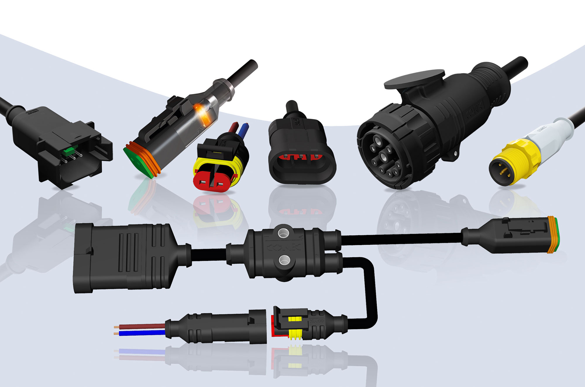 Connectors for harsh environments