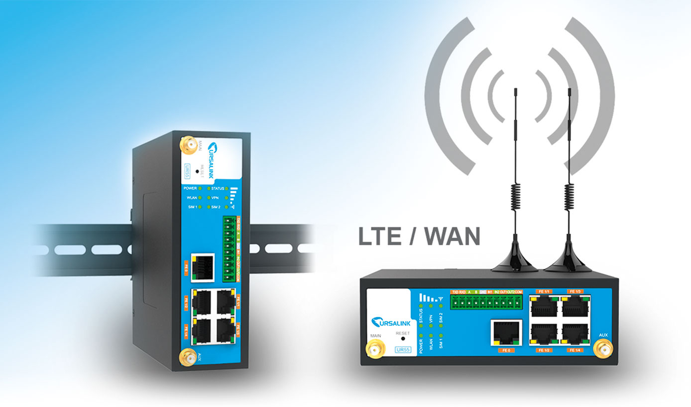 Versatile industrial 4G LTE cellular route