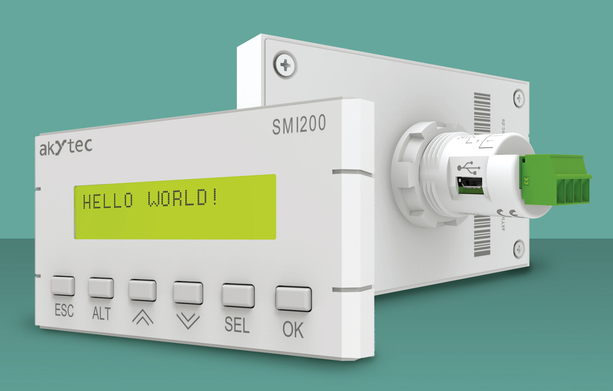 Compact and easy-to-mount HMI with PLC potential