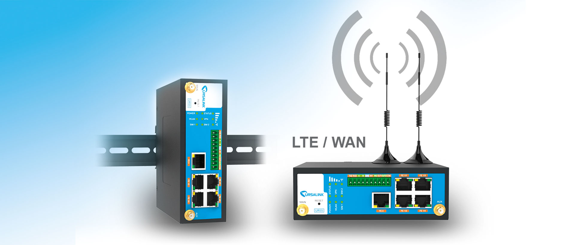 Vielseitiger industrieller 4G‑LTE‑Mobilfunk-Router