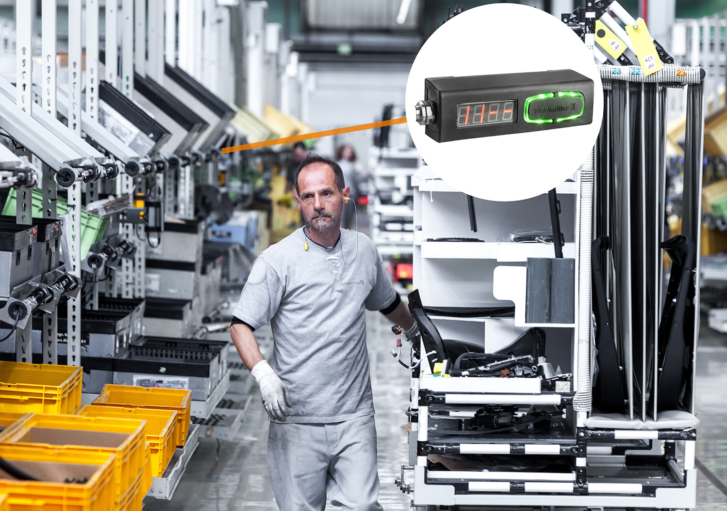 Pick-to-Light solution for industry and intralogistics