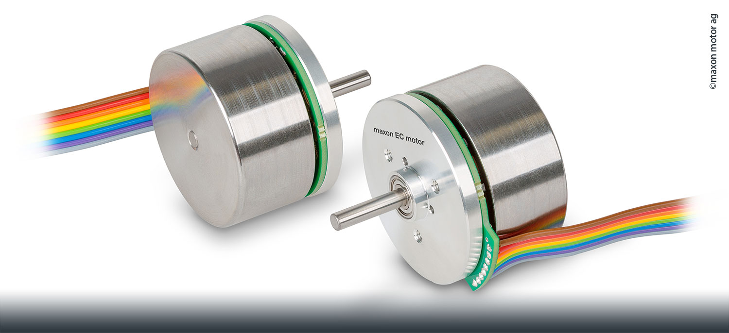 Der Flachmotor für starke Momente maxon BLDC-Motor EC 90 flat mit 1 Nm