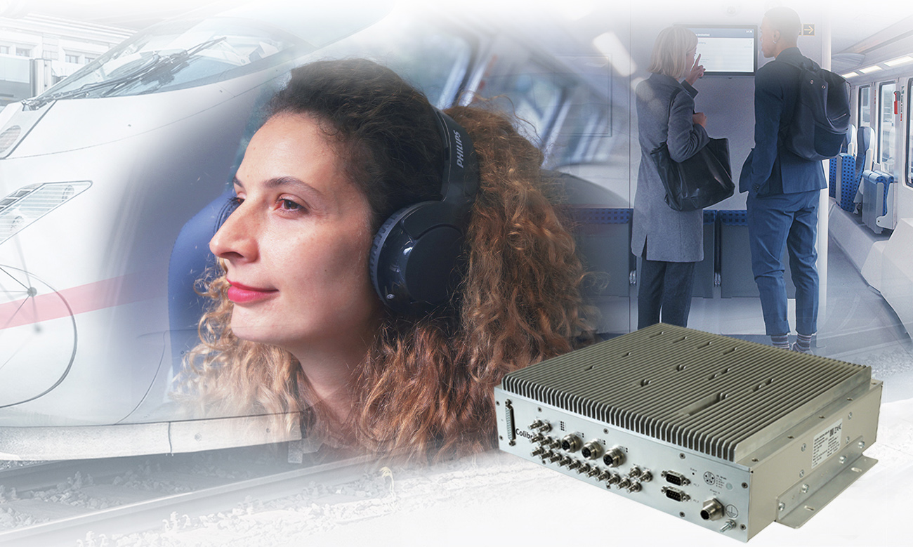 Rechenpower für smarte Züge: High-Performance-PC für die komplette Zug-Kommunikation