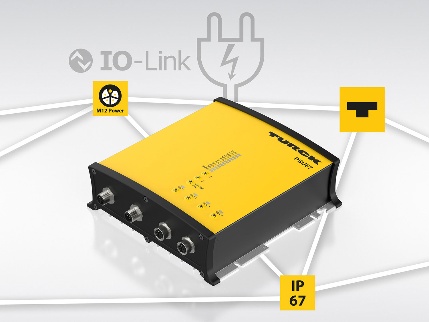 IP67 Power Supply Units with IO-Link for Field Installation