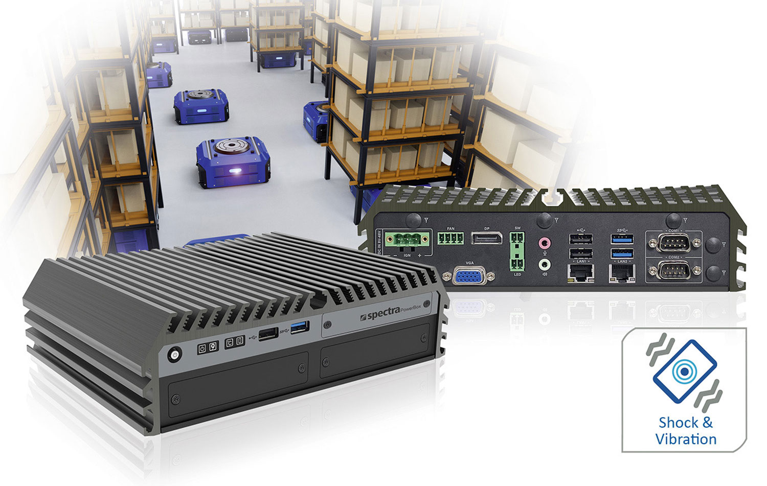 Very easy to customize: Spectra PowerBox 600: A compact embedded PC for a wide range of applications