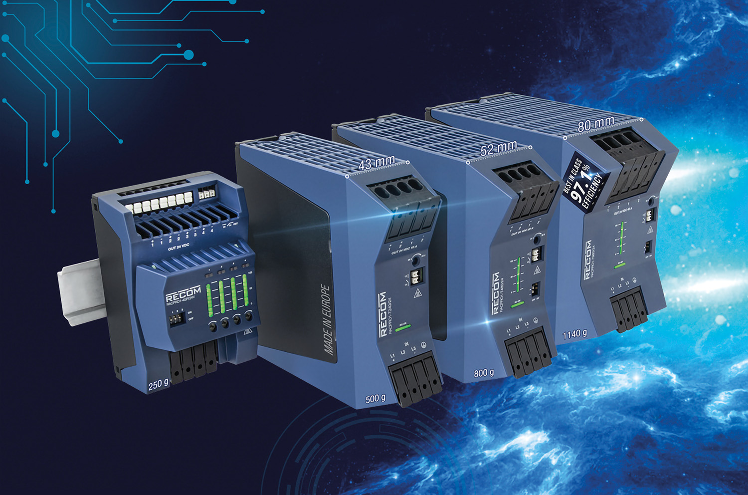 Professional 3-Phase DIN-RAIL Power Supplies