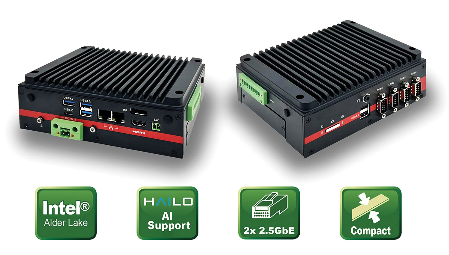 Fanless embedded system for medium-duty tasks