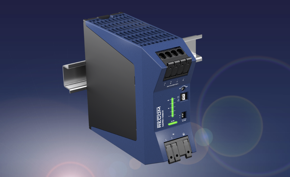 
        Super-slim DIN-Rail AC/DC delivers 480 W
    